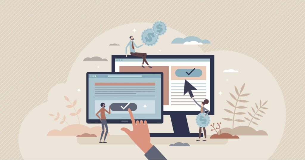 Uma imagem representado tráfego pago para indústrias e estratégias B2B